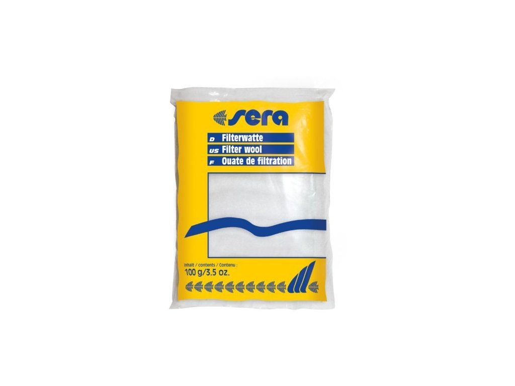 Sera filtrační vata bílá Filterwatte 100 g