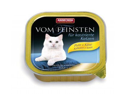 Animonda Vom Feinsten paštika pro kastrované kočky krůta + sýr 100 g