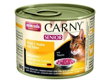 Animonda Carny Senior konzerva pro kočky kuřecí + sýr 200 g
