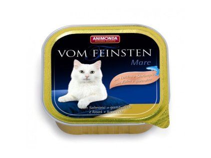 Animonda Vom Feinsten Mare paštika pro kočky losos + garnát 100 g
