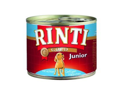 Finnern Rinti Gold Junior konzerva pro psy kuře 185 g