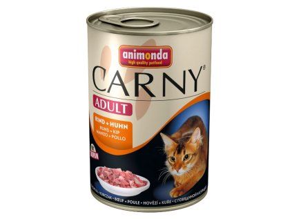 Animonda Carny konzerva pro kočky hovězí + kuře 400 g