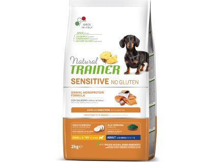 Natural Trainer Sensitive No gluten Adult MINI losos 2 kg