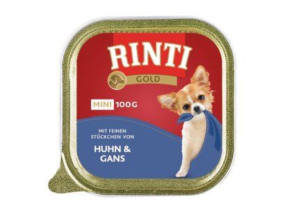Paštika RINTI GOLD Mini kuře+husa 100 g
