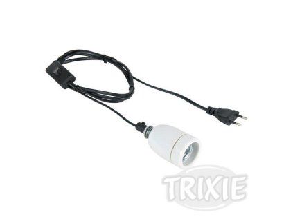Trixie Porcelánová objímka Pro Socket do 250 W, 1,8 m