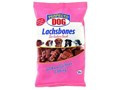 Perfecto Dog lososové kostičky 150 g