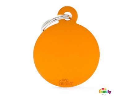 Známka Basic Allu – kroužek velký oranžový