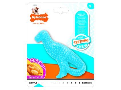 Hračka Nylabone Puppy Teething Dental Dino Chicken S