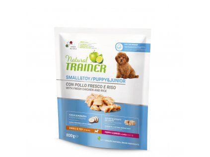 Natural Trainer Small&Toy Puppy & Junior Čerstvé kuře 800 g