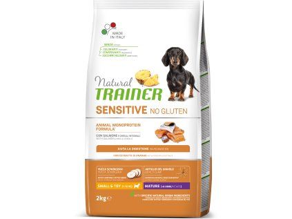 Natural Trainer Sensitive No gluten Maturity Mini losos 2 kg