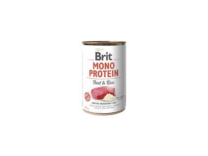 Konzerva Brit Mono Protein Beef & Rice 400 g