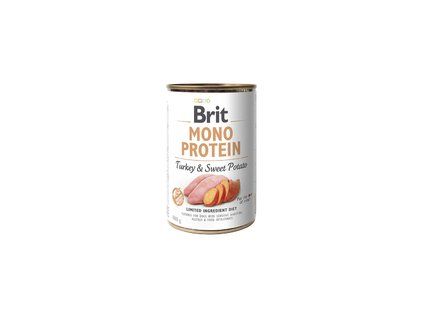 Konzerva Brit Mono Protein Turkey & Sweet Potato 400 g