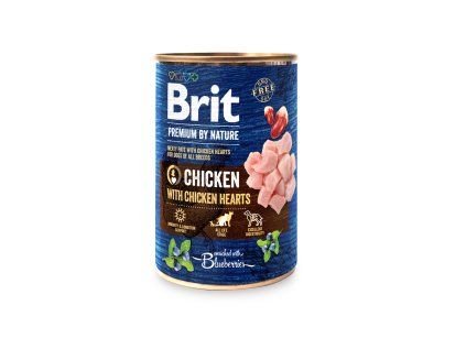 Brit Premium by Nature Chicken with Hearts 400 g