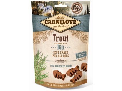 Carnilove Dog Semi Moist Snack Trout with Dill 200 g