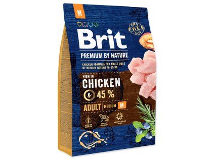 Brit Premium by Nature Adult M 3 kg