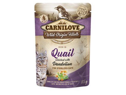 Kapsička Carnilove Cat Pouch with Dandelion for sterilised 85 g