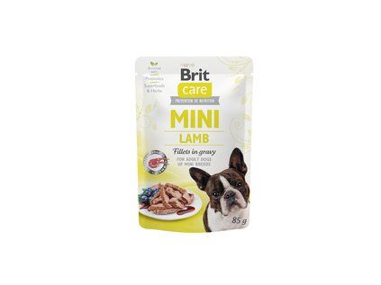 Kapsička Brit Care Mini Lamb fillets in gravy 85 g