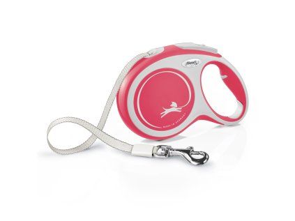 Flexi New Comfort L pásek 8 m/50 kg červené