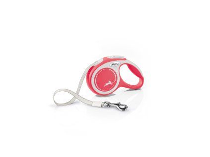 Flexi New Comfort XS pásek 3 m/12 kg červené
