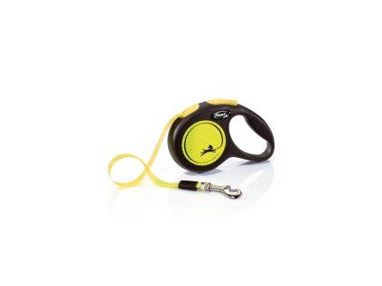 Flexi New Neon XS pásek 3m/12 kg žluté