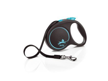Flexi Black Design L pásek 5m/50 kg světle modré