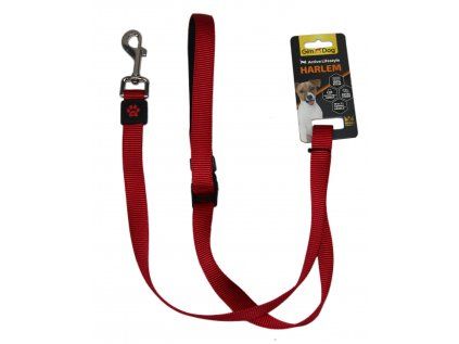 Vodítko Gimborn Nylon Neoprene 2,5 x 120 cm červené