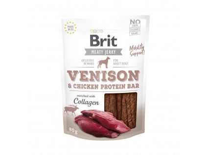 Brit Jerky Venison Protein Bar 80 g