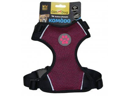 Postroj Gimborn Komodo XS 35-47 cm vínový