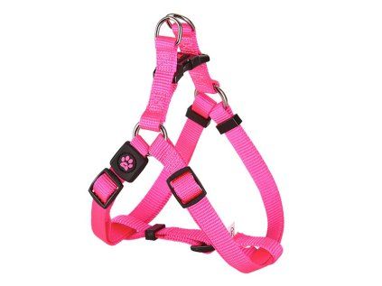 Postroj Gimborn Nylon X 2,5 x 65 - 99 cm růžový