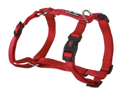 Postroj Gimborn Nylon H 3,8 x 80-110 cm červený