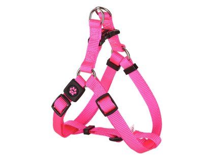 Postroj Gimborn Nylon X 1,5x45-63cm růžový