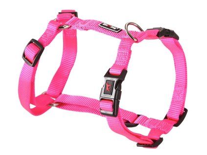 Postroj Gimborn Nylon H 1,0 x 33-44 cm růžový
