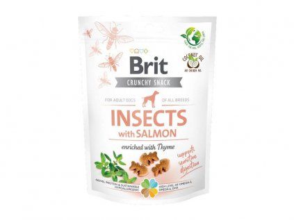 Brit Care Dog Crunchy Cracker s hmyzem, lososem a tymiánem 200 g