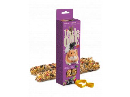 Little One tyčinky pro hlodavce s bobulovinami 2 x 60 g