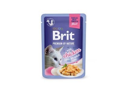Brit Premium Cat Delicate Fillets in Jelly with Chicken 85 g