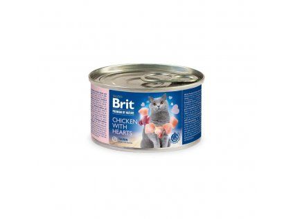Brit Premium by Nature cat chicken with Hearts 200 g