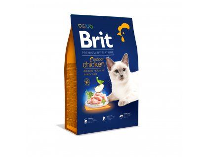 Brit Premium by Nature Cat Indoor Chicken 8 kg
