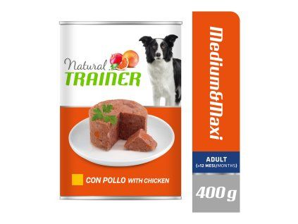 Konzerva Natural Trainer MAINT M&M ADULT kuře 400 g LT