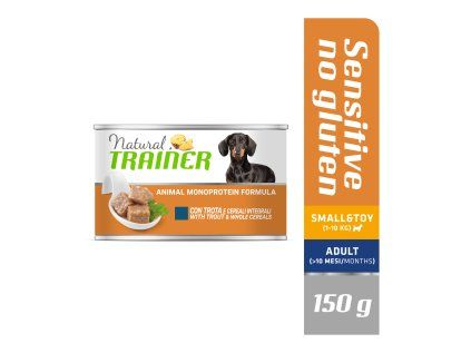 Konzerva Natural Trainer SENSITIVE Adult S&T Pstruh 150 g LT