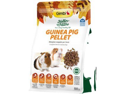 GIMBI MOTHER NATURE  morče sušené pelety 500g