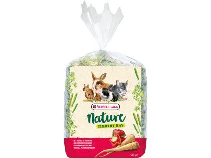 Versele-Laga Nature Timothy Hay Bell Pepper and Parnsnip 500 g