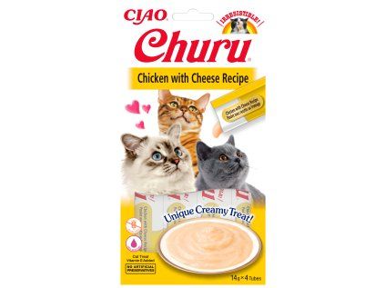 Churu cat masové pyré - kuře, sýr 56 g
