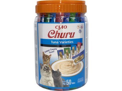 Churu cat masové pyré mix - tuňák 700 g
