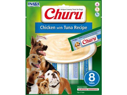 Churu dog masové pyré - kuře, tuňák 160 g