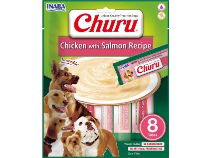 Churu dog masové pyré - kuře, losos 160 g