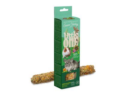 Little One Bezobilná tyčinka pro malá zvířata s bylinkami 160 g