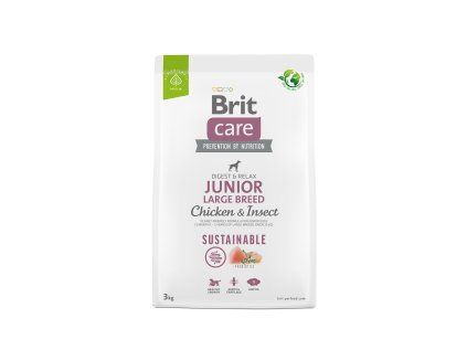 Brit Care Dog Sustainable Junior Large Breed, 3kg