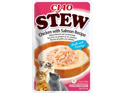 Kapsička Churu Stew - kuře, losos 40 g