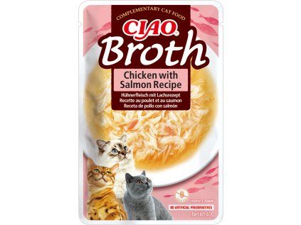 Kapsička Churu Broth - kuře, losos 40 g
