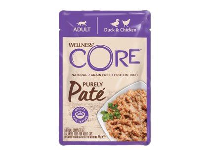 Kapsička Wellness Core Cat Paté kuře a kachna 85 g